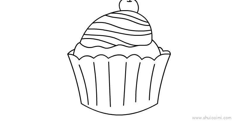 冰淇淋儿童画怎么画 冰淇淋简笔画顺序