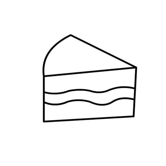 蛋糕简笔画图片大全大图 蛋糕简笔画图片大全大图有色