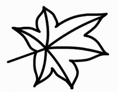 简笔画树叶 简笔画树叶边框