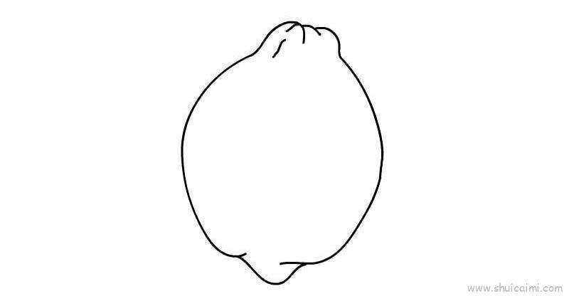 柠檬儿童画怎么画 柠檬简笔画简单