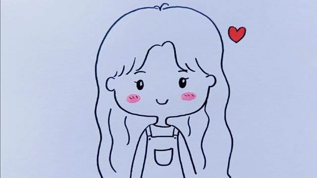 小女孩的简笔画 小女孩的简笔画简单又漂亮