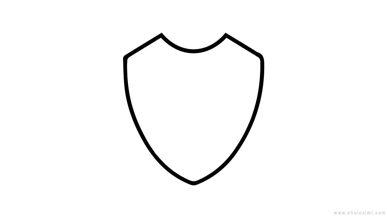 盾牌简笔画怎么画 盾牌简笔画简单