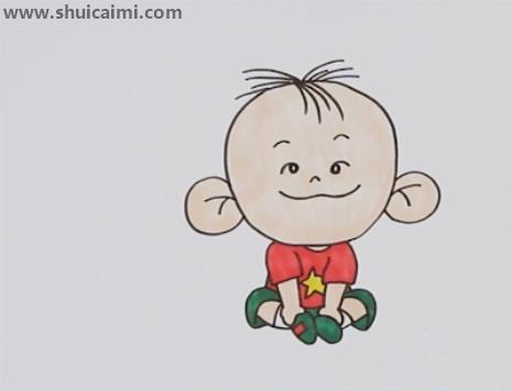 大耳朵图图简笔画怎么画 大耳朵图图简笔画好看