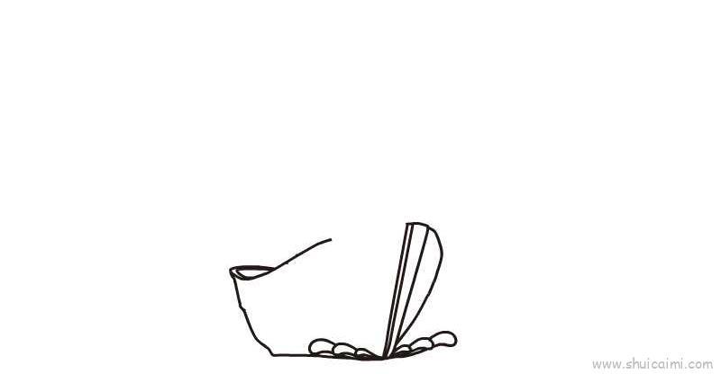 航海日儿童画怎么画 航海日简笔画步骤