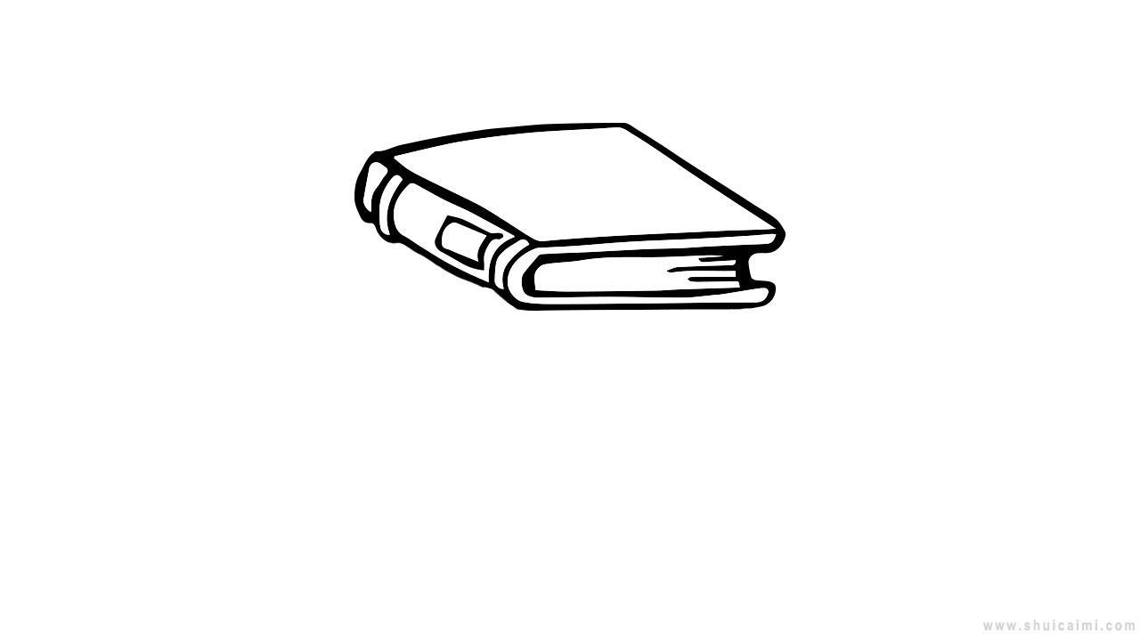 一堆书简笔画怎么画 一堆书简笔画图片大全