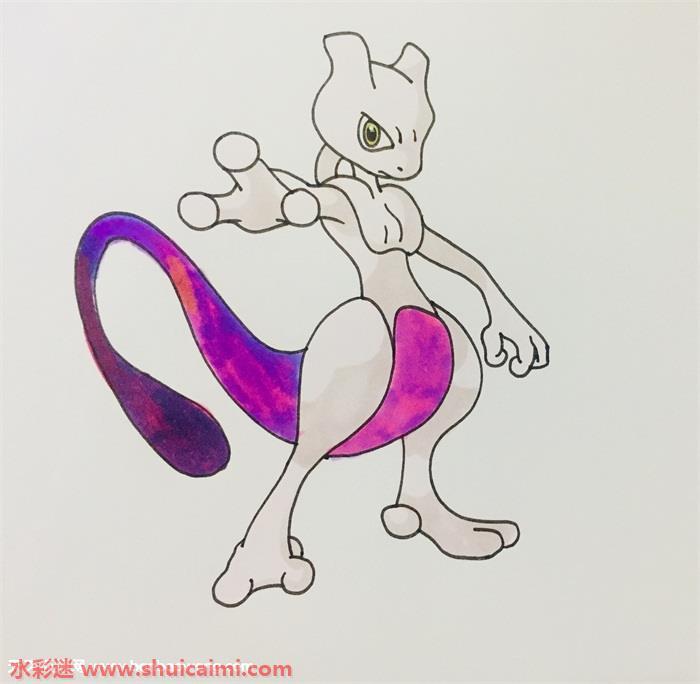 超梦怎么画 超梦简笔画简单