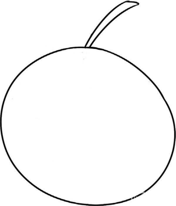 好吃的橘子简笔画怎么画 好吃的橘子简笔画简单