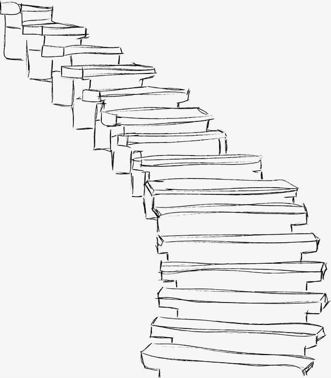 楼梯简笔画 楼梯简笔画儿童画