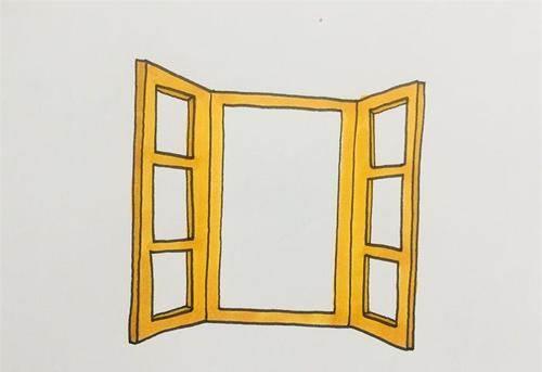 窗户简笔画 窗户简笔画怎么画