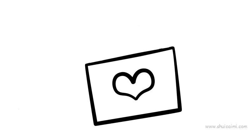 情书儿童画怎么画 情书简笔画好看