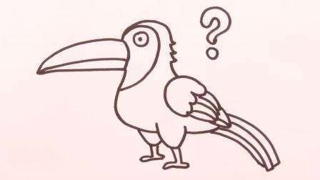 简笔画鸟 简笔画鸟的画法最简单