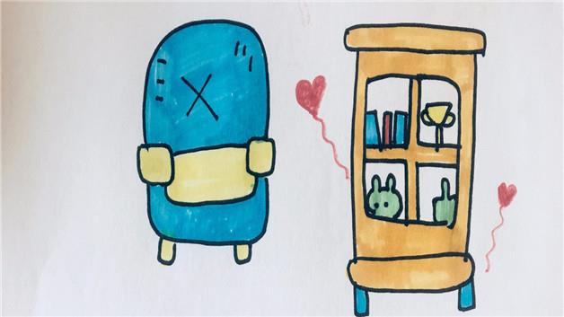 客厅的简笔画怎么画 客厅简笔画好看