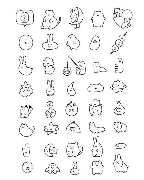 简笔画小动物 简笔画小动物图片大全