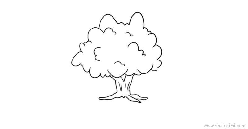 树木儿童画怎么画 树木简笔画好看