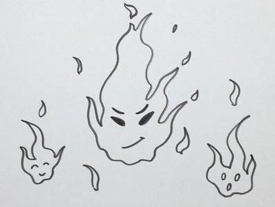 火简笔画 火简笔画图片