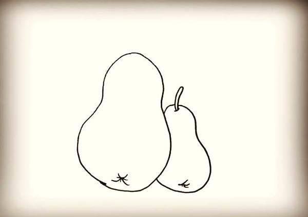 梨简笔画 梨简笔画怎么画