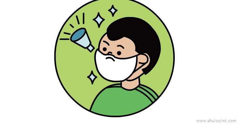防疫戴口罩儿童画怎么画 防疫戴口罩简笔画简单又好看