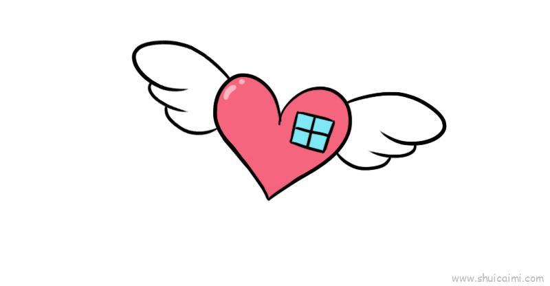 网格本手绘爱心儿童画怎么画 网格本手绘爱心简笔画顺序