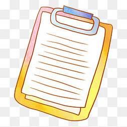 作业本简笔画图片大全 作业本简笔画图片大全带颜色