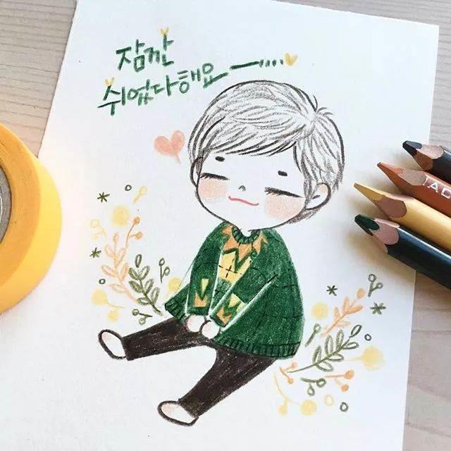 简笔画人物 简笔画人物男孩帅气
