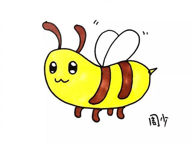 蜜蜂简笔画图片大全 勤劳的小蜜蜂简笔画图片大全
