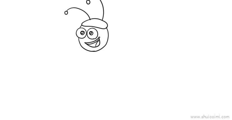 小蜜蜂儿童画怎么画 小蜜蜂简笔画简单