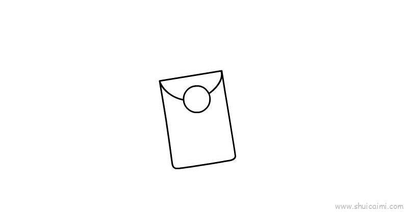 压岁钱儿童画怎么画 压岁钱简笔画步骤