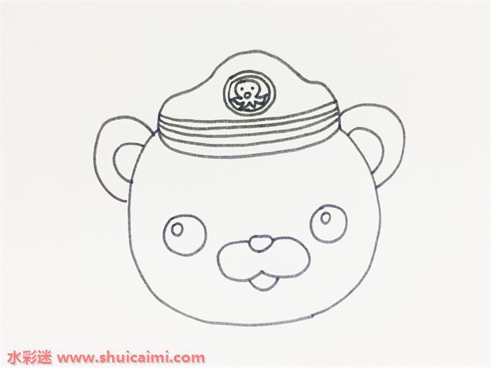 巴克队长怎么画 巴克队长简笔画简单又漂亮