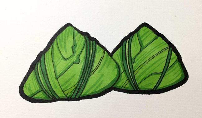 粽子简笔画图片大全 粽子简笔画图片