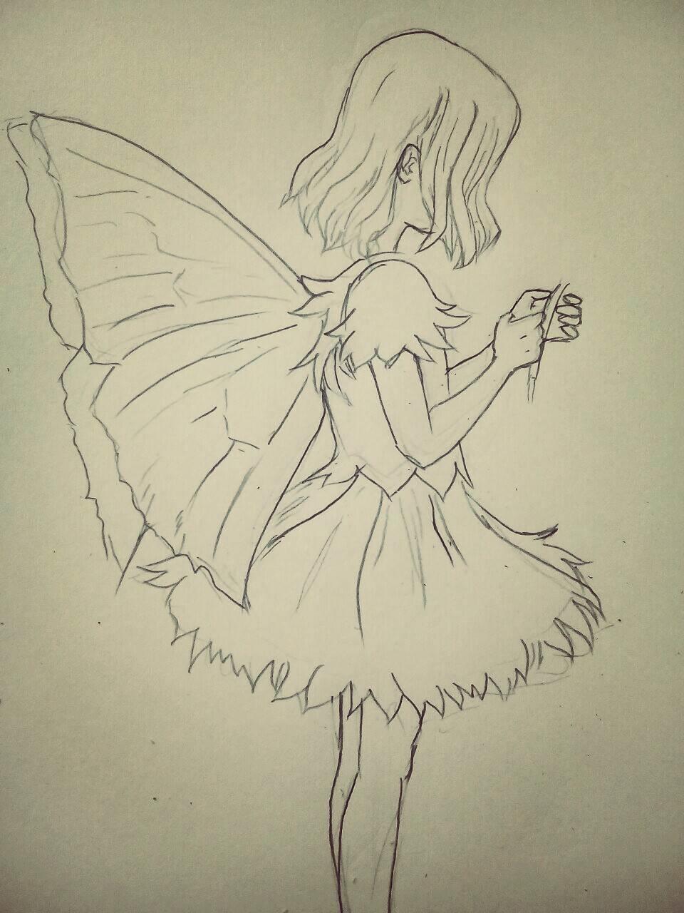 花仙子怎么画简单又漂亮 画一个少女公主