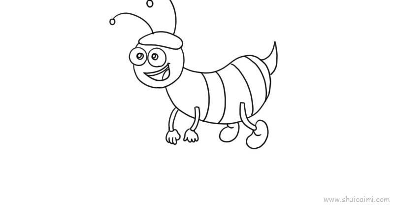 小蜜蜂儿童画怎么画 小蜜蜂简笔画简单