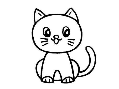 简笔画小猫 简笔画小猫怎么画