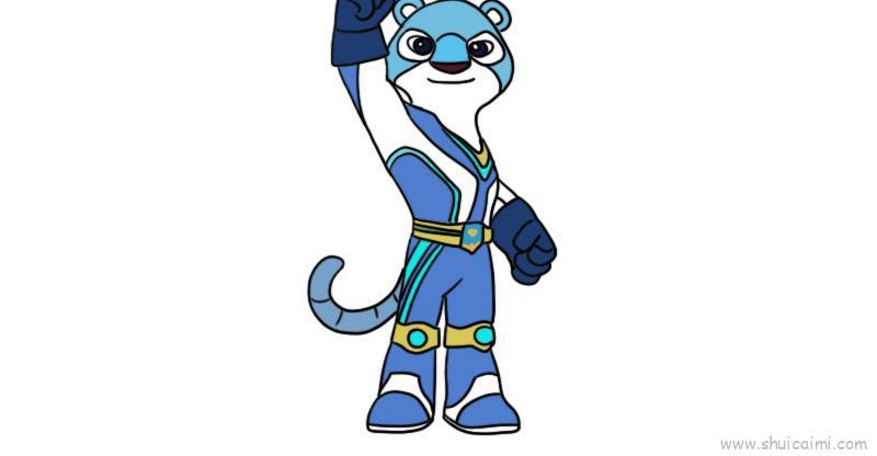 宇宙护卫队彩虹儿童画怎么画 宇宙护卫队彩虹简笔画简单又好看