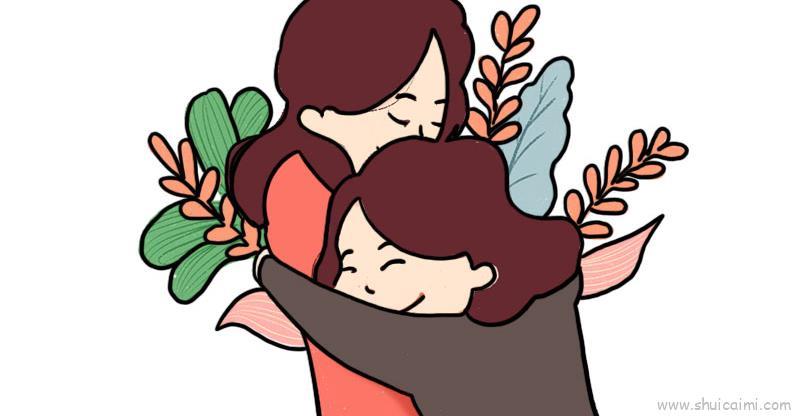 母亲节手账元素儿童画怎么画 母亲节手账元素简笔画简单