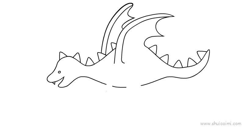 恐龙儿童画怎么画 恐龙简笔画简单又好看