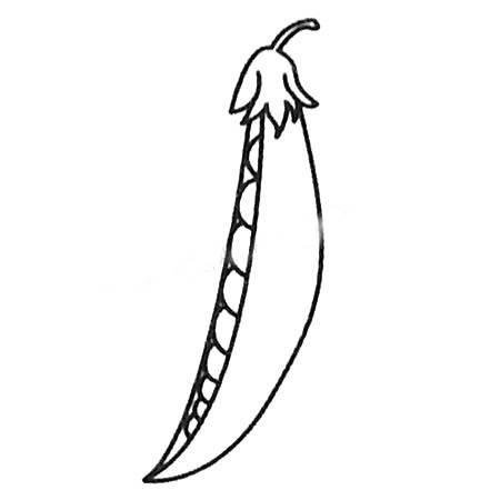 豌豆简笔画 豌豆简笔画怎么画