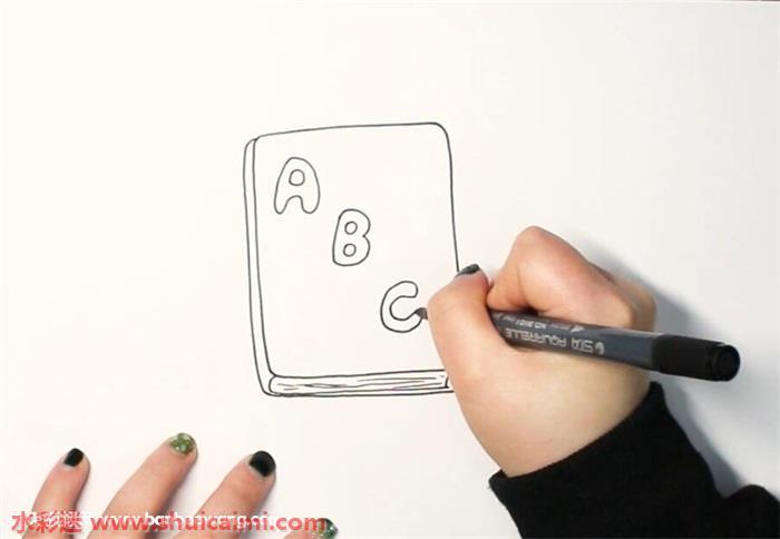 书本怎么画 书本简笔画图片带颜色