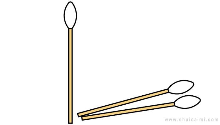 棉签画简笔画怎么画 棉签画简笔画图片大全