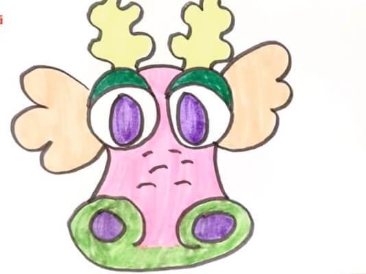 龙头简笔画 龙头简笔画图片