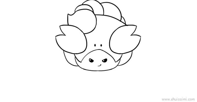 十二星座q版萌图天蝎座儿童画怎么画 十二星座q版萌图天蝎座简笔画步骤