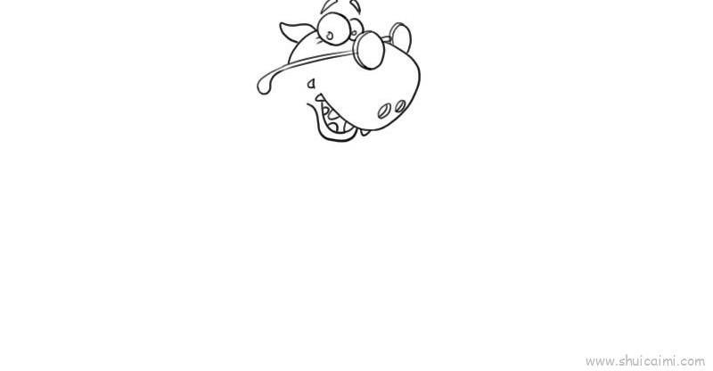 恐龙儿童画怎么画 恐龙简笔画步骤