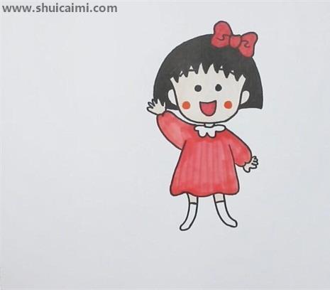 樱桃小丸子简笔画怎么画 樱桃小丸子简笔画好看