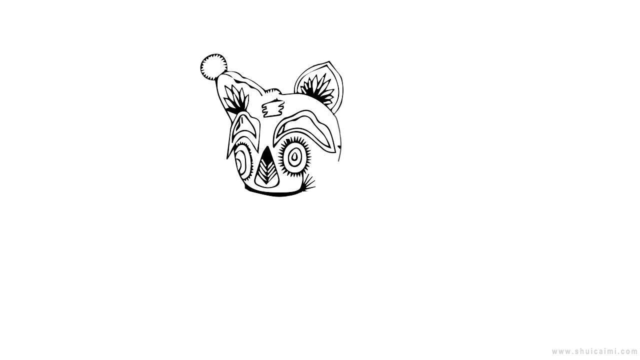 布老虎简笔画怎么画 布老虎简笔画图片
