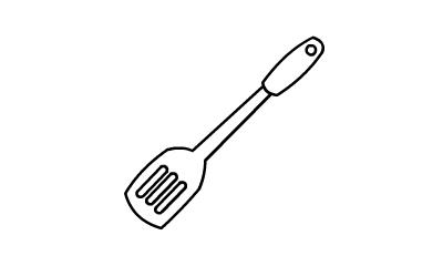 锅铲怎么画简笔画 菜铲简笔画