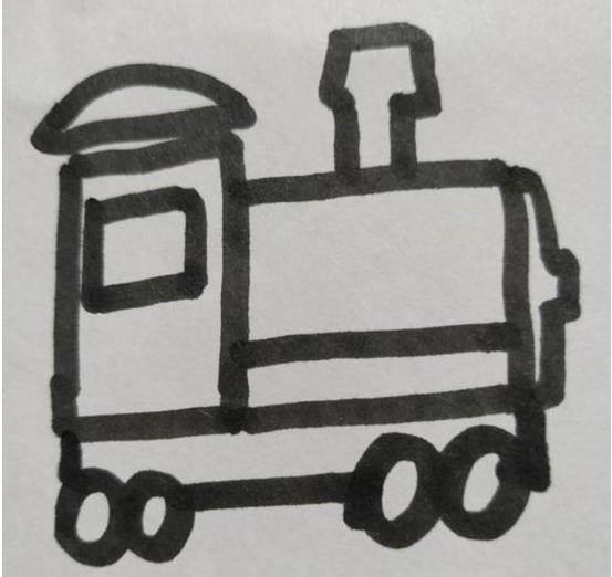 火车头简笔画 火车头简笔画彩色
