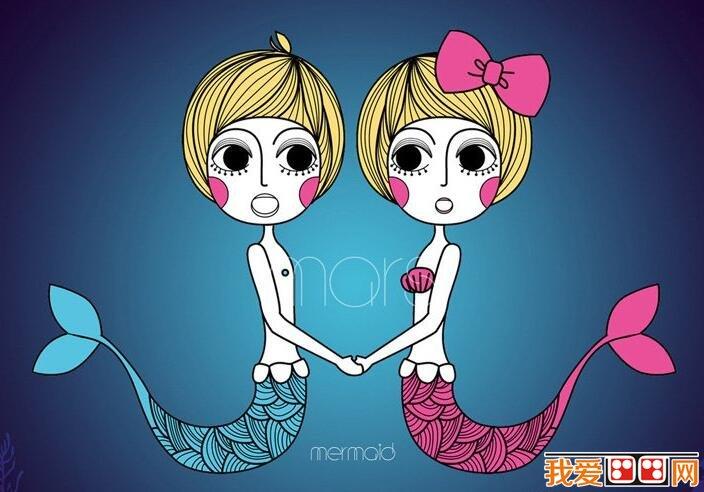 美人鱼儿童作品欣赏简笔画怎么画 美人鱼儿童作品欣赏简笔画画法
