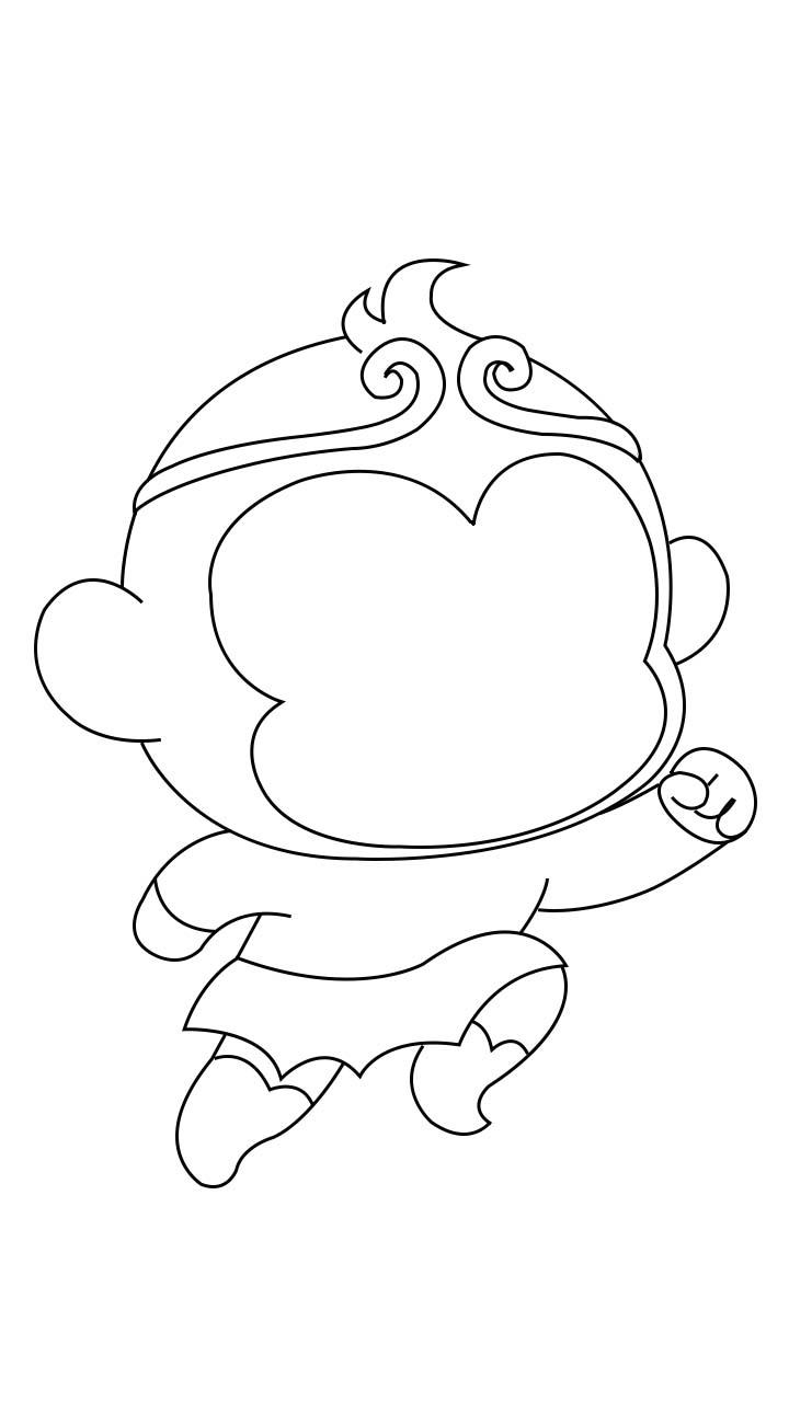 孙悟空简笔画怎么画 孙悟空简笔画画法