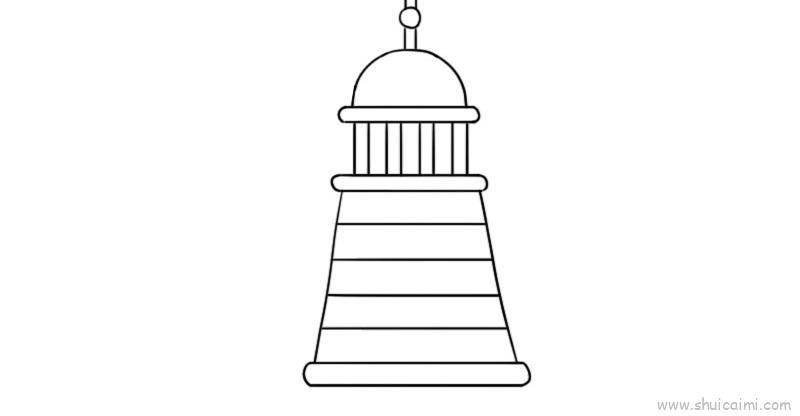 灯塔儿童画怎么画 灯塔简笔画图片大全