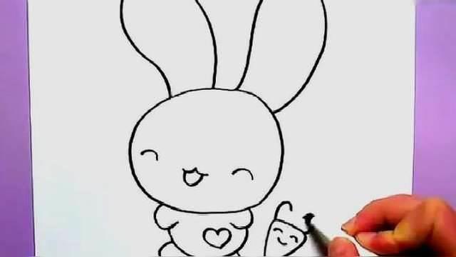 小兔子简笔画 小兔子简笔画图片大全