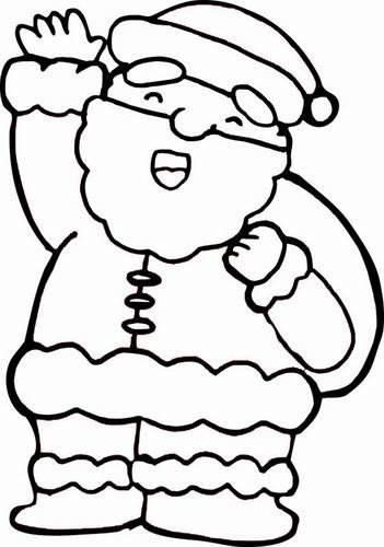 圣诞老人简笔画 圣诞老人简笔画可爱